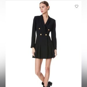 Alice and Olivia Kyrie Tuxedo Dress